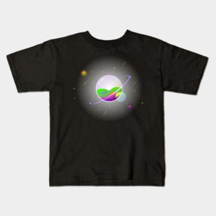 Liquid Planet Dos Kids T-Shirt